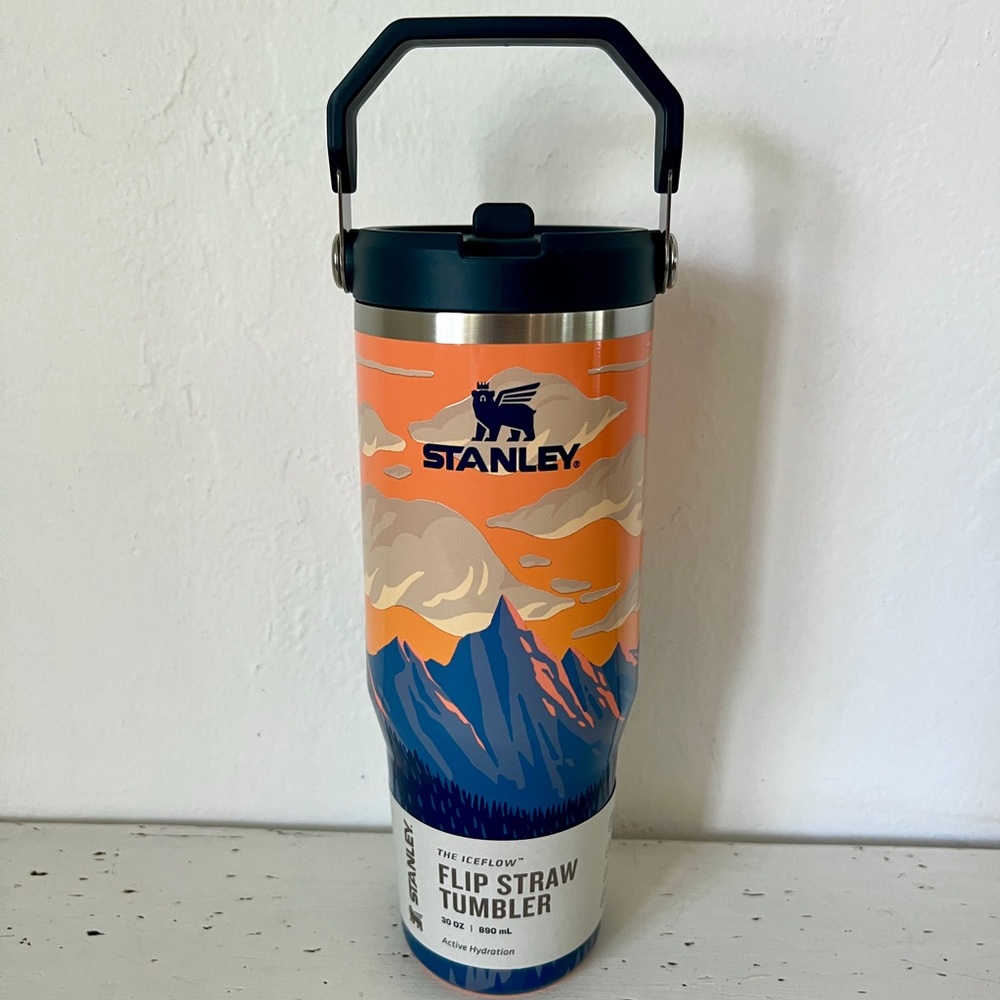 Stanley IceFlow Flip Straw Tumbler-30oz-Always With Honor-Awh Dawn On High